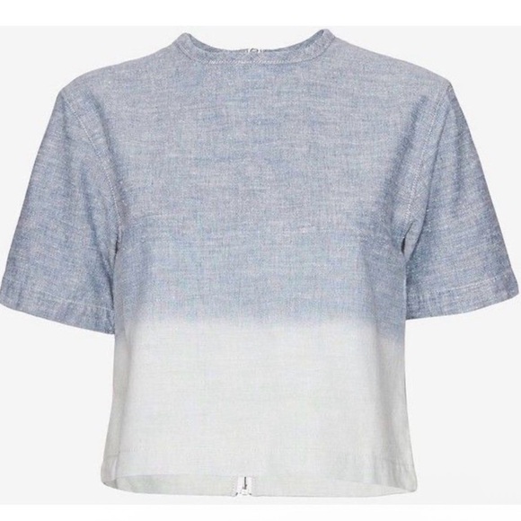 rag & bone Jean Grimsby Ombré Crop Top Size S - Picture 10 of 10